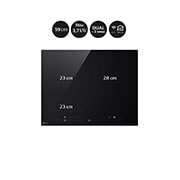 LG Induction hob 59cm Flex ThinQ™, CI5Z2420BN
