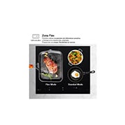 LG Induction hob 59cm Flex ThinQ™, CI5Z2420BN