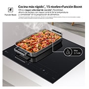 LG Placa de indución 59cm Flex ThinQ™, CBIZ2432B