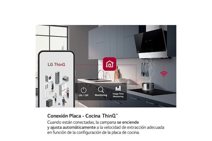LG Placa de indución 59cm Flex + 2 Zonas, CBIZ2435B