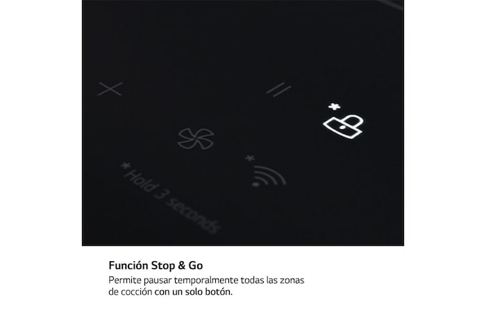 LG Placa de indución 59cm Flex + 2 Zonas, CBIZ2435B