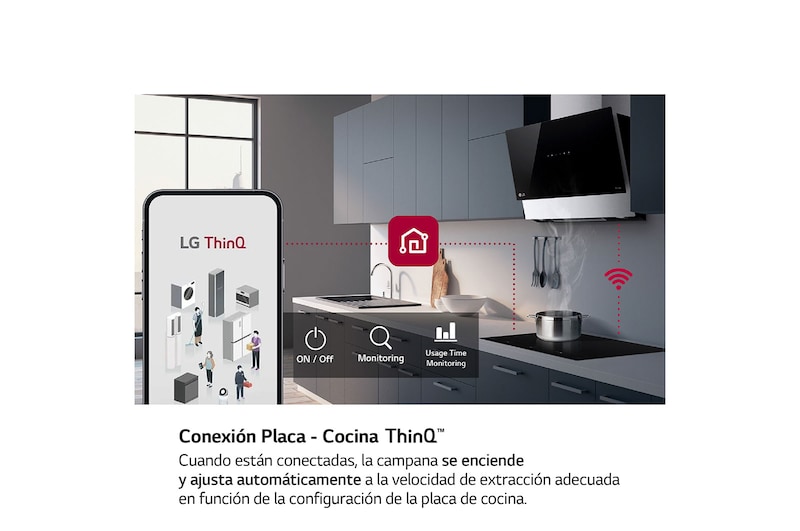 LG Placa de indución 59cm Flex + 2 Zonas, CBIZ2435B