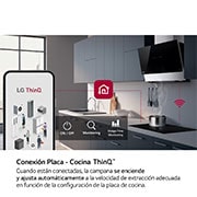 LG Placa de indución 59cm Flex +  2 Zonas, CBIZ2435B