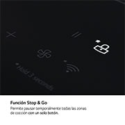 LG Placa de indución 59cm Flex +  2 Zonas, CBIZ2435B