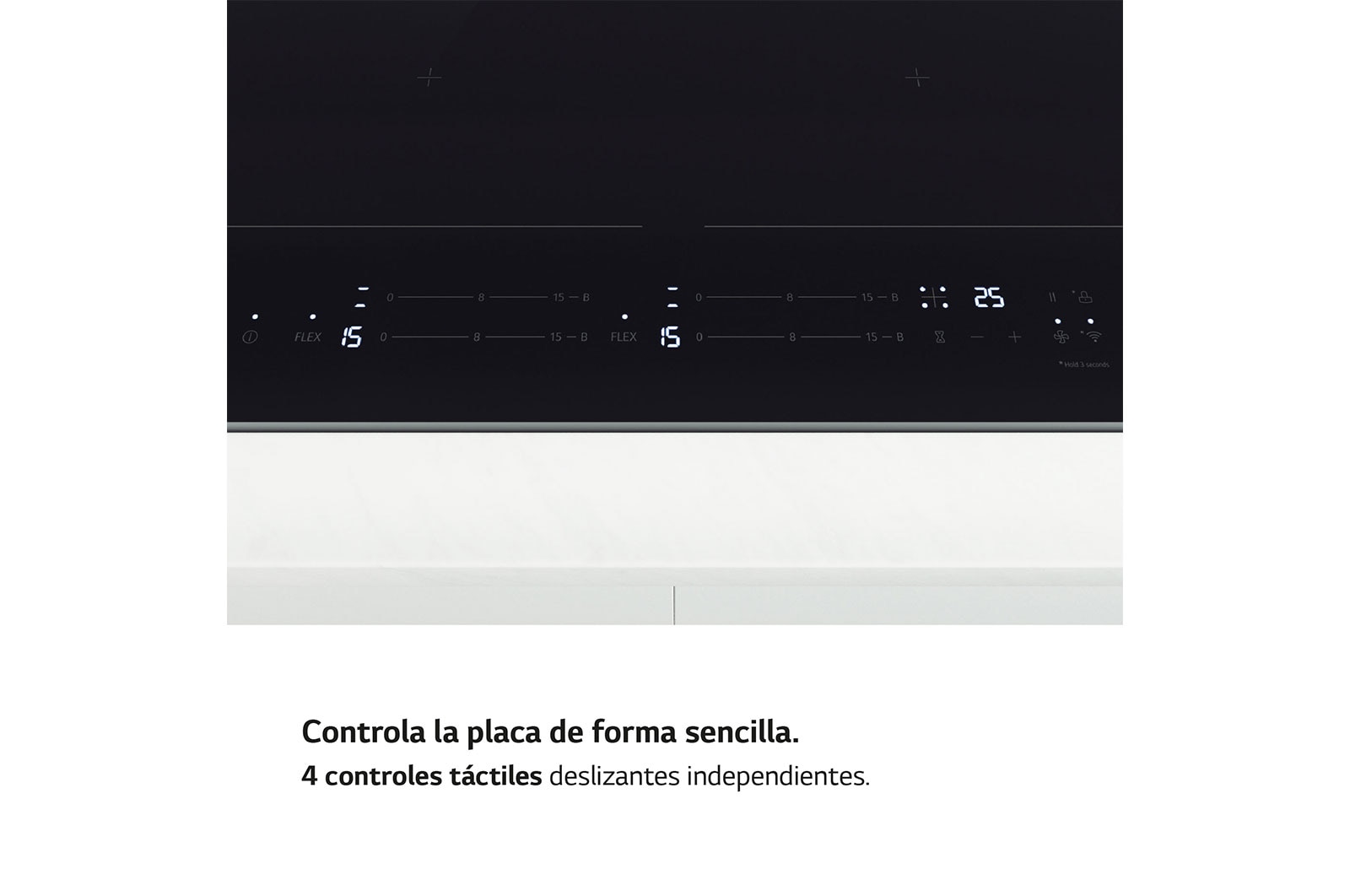 LG Placa de indución 59cm  Dual Flex, CBIZ2437B