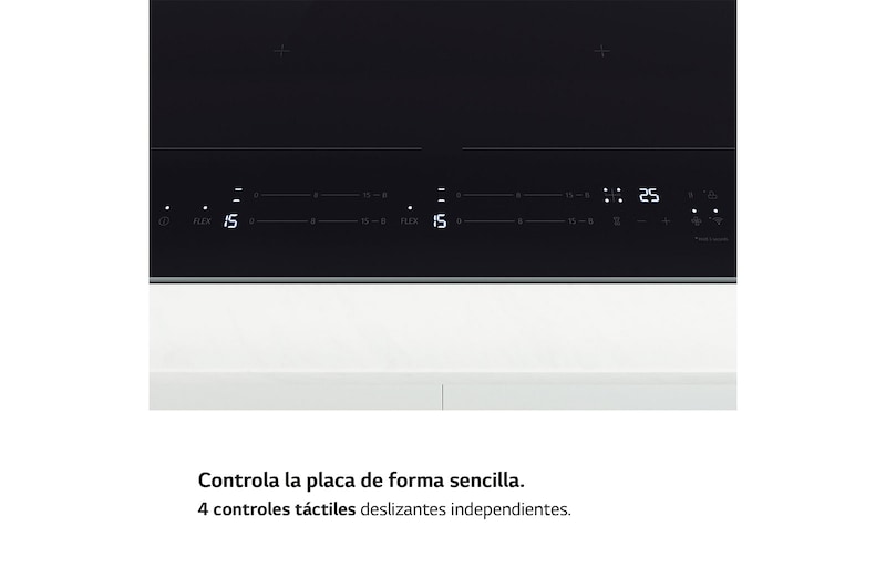 LG Placa de indución 59cm  Dual Flex, CBIZ2437B