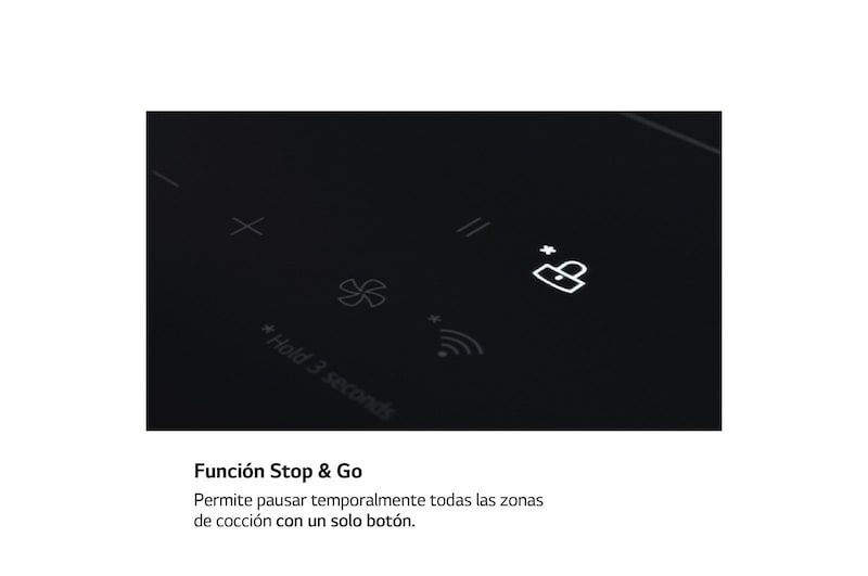 LG Placa de indución 59cm  Dual Flex, CBIZ2437B