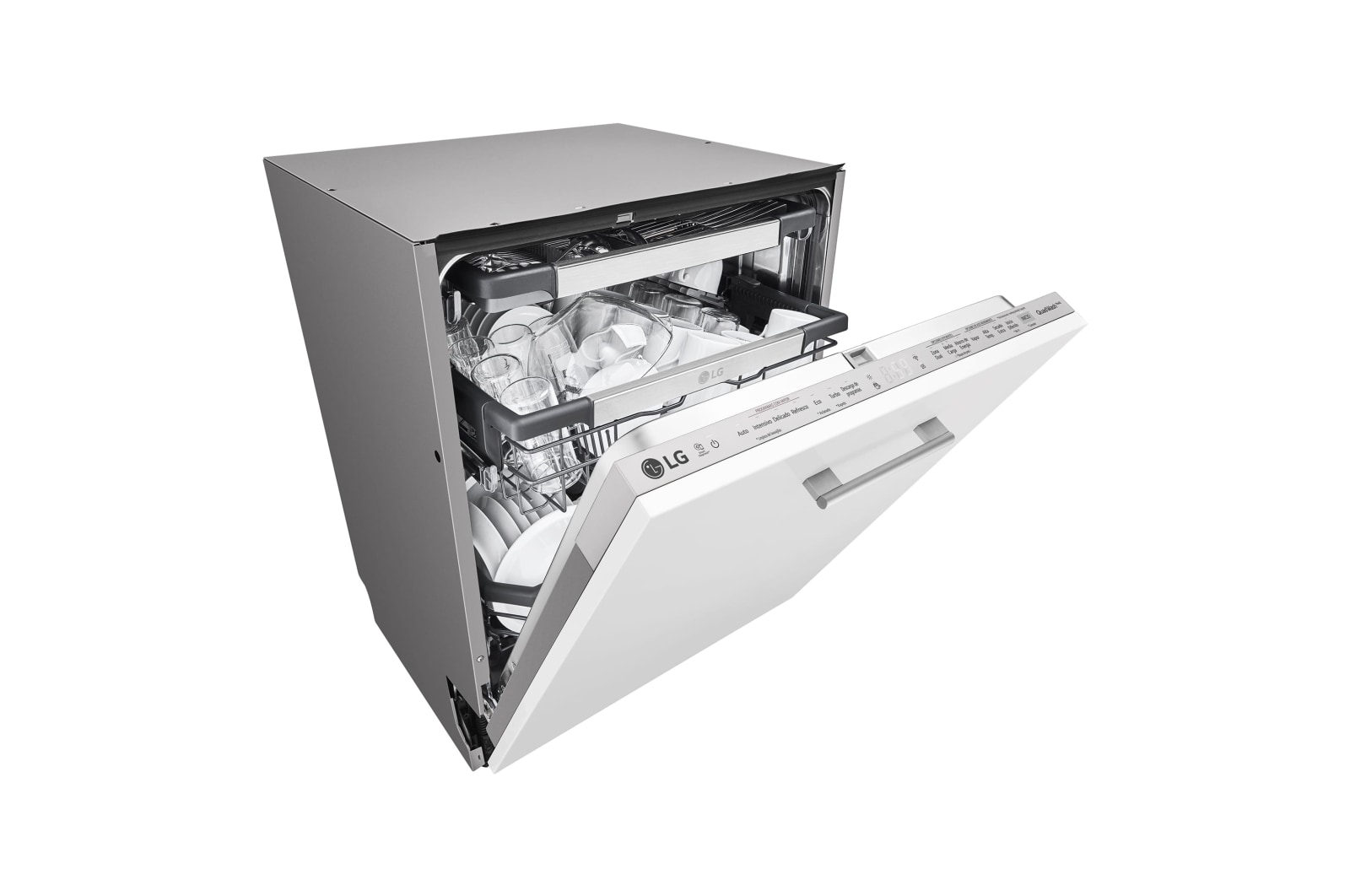 LG Lavavajillas Integrable LG QuadWash™, TrueSteam, clasificación  E, con lavado a vapor y tercera bandeja , DB325TXS