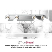 LG Lavavajillas Integrable LG QuadWash™, TrueSteam, clasificación  E, con lavado a vapor y tercera bandeja , DB325TXS