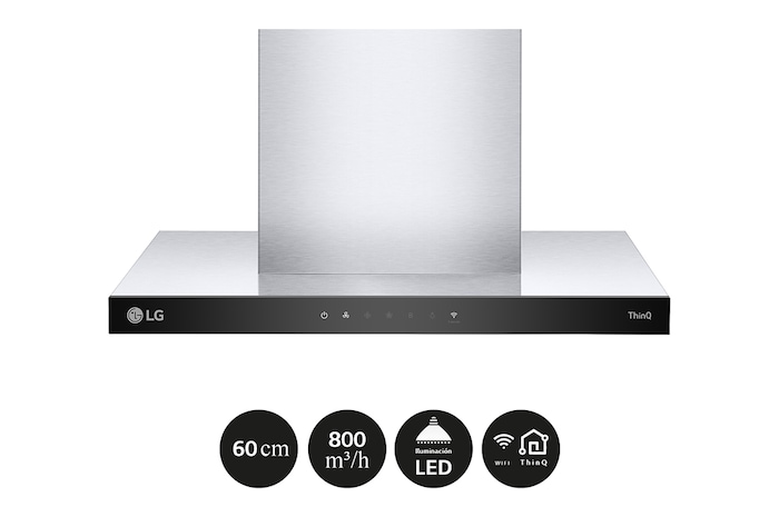 LG Campana extractora 60 cm - 800 ㎥/h Clase A, HCEZ2426S