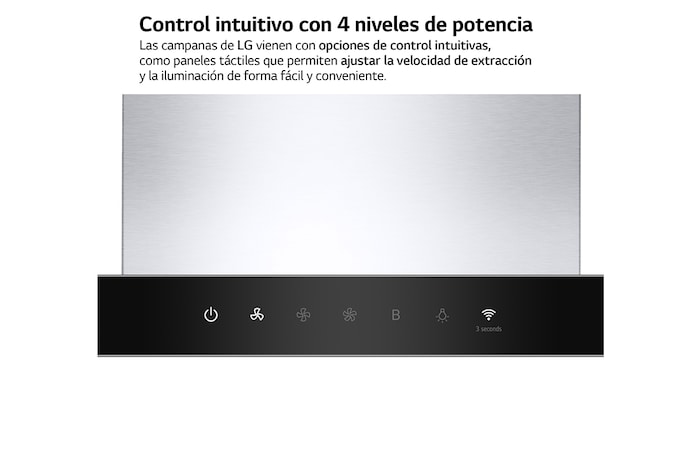 LG Campana extractora 60 cm - 800 ㎥/h Clase A, HCEZ2426S