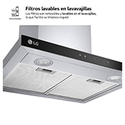 LG Campana extractora 60 cm - 800 ㎥/h Clase A, HCEZ2426S