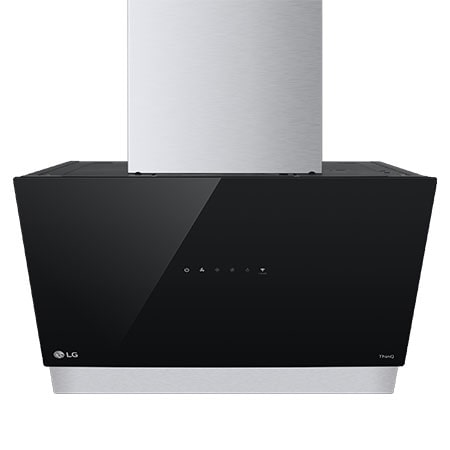 Campana extractora inclinada Cristal  60 cm - 630 ㎥/h Clase C - HCEZ2428B | LG ES