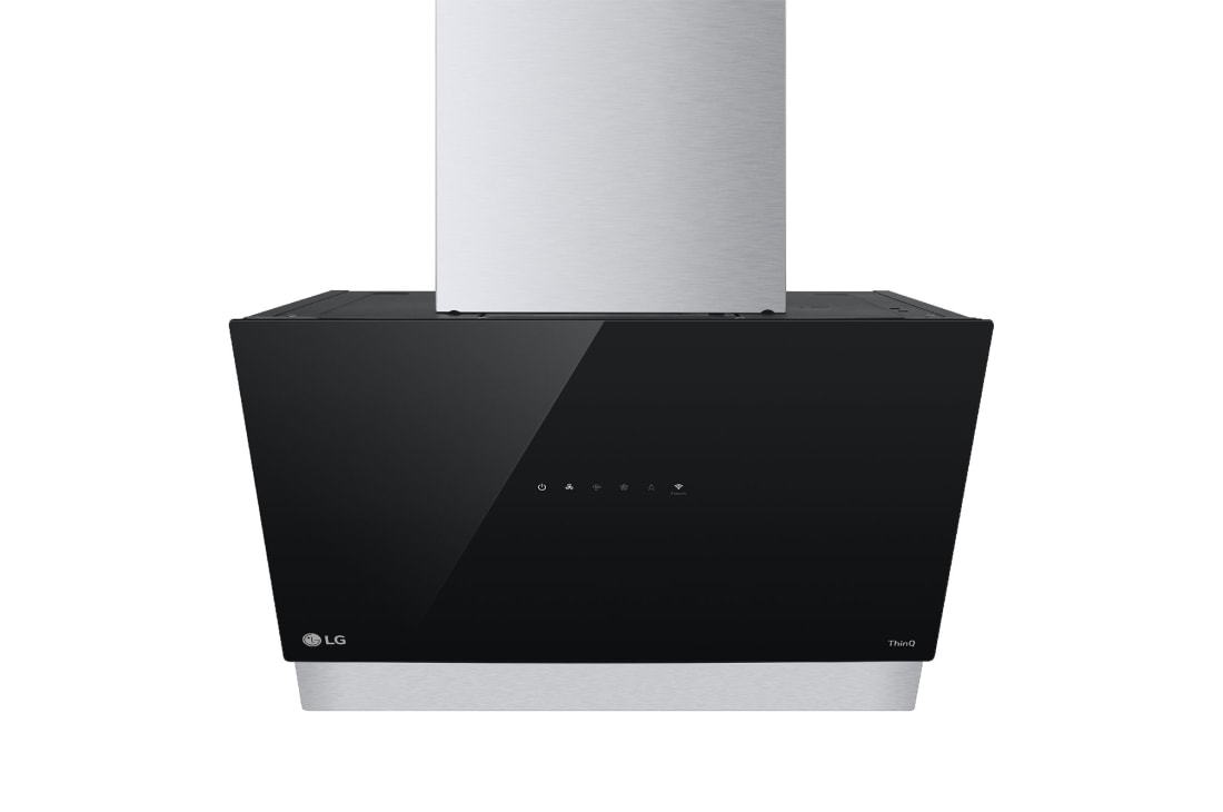 LG Campana extractora inclinada Cristal  60 cm - 630 ㎥/h Clase C, HCEZ2428B