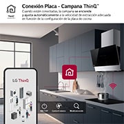 LG Campana extractora inclinada Cristal  60 cm - 630 ㎥/h Clase C, HCEZ2428B