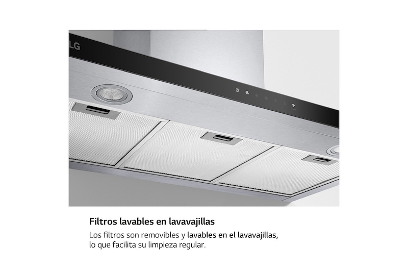 LG Campana extractora 90 cm - 800 ㎥/h Clase A, HCEZ3626S