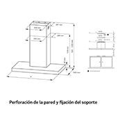 LG Campana extractora 90 cm - 800 ㎥/h Clase A, HCEZ3626S