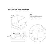 LG Horno Pirolítico Instaview 76L A+ con sistema de limpieza Blue EasyClean, acero negro mate, WS7D7631WB