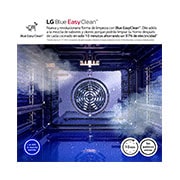 LG Outlet Horno Pirolítico Instaview 76L A+ con sistema de limpieza Blue EasyClean, guías, acero negro mate, WS7D7632WB.OUTLET