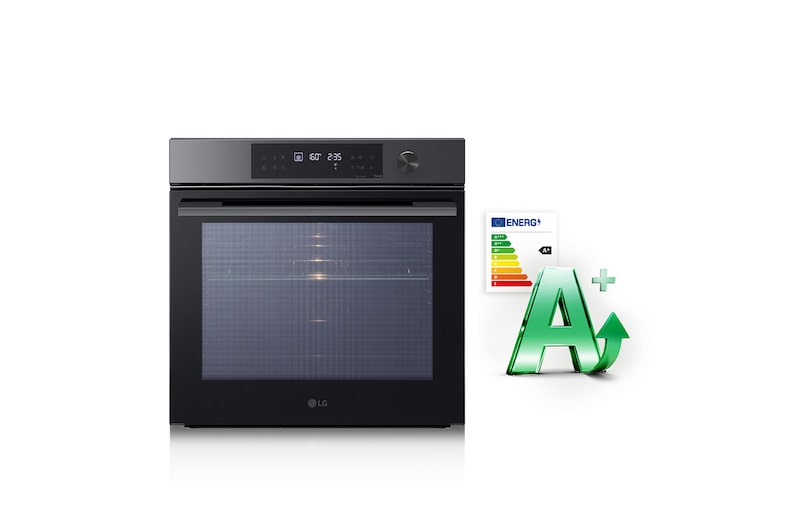 LG Conjunto de horno y microondas, Clasificación A+, Black Glass Edition, WSMG7625SD.SET