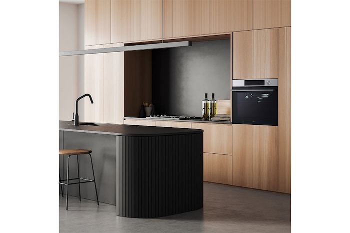 LG Oferta set: Horno LG Instaview 76 litros A+ Freidora de Aire y Placa de indución 59cm Flex + zona 28 cm, WSED7612S.CBIZ2