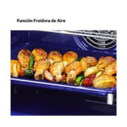 LG Oferta set: Horno LG Instaview 76 litros A+ Freidora de Aire y Placa de indución 59cm Flex + zona 28 cm, WSED7612S.CBIZ2