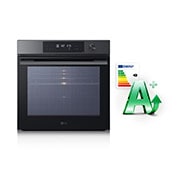 LG Horno Pirolítico Instaview 76L A+ con sistema de limpieza Blue EasyClean, guías , acero negro, WSED7613B