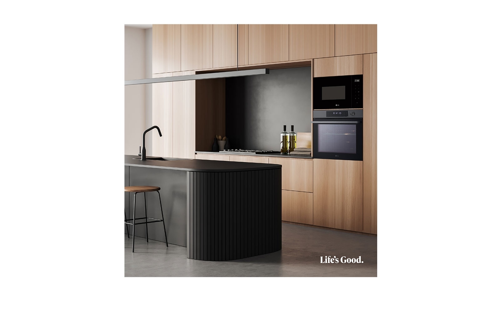 LG Horno Pirolítico Instaview  76L A+ con sistema de limpieza Blue EasyClean, guías, acero inoxidable, WSED7613S
