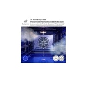 LG Horno Pirolítico Instaview  76L A+ con sistema de limpieza Blue EasyClean, guías, acero inoxidable, WSED7613S