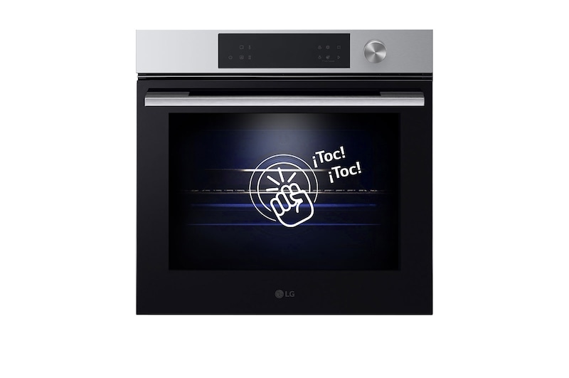 LG Horno Pirolítico Instaview  76L A+ con sistema de limpieza Blue EasyClean, guías, acero inoxidable, WSED7613S