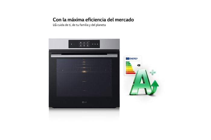 LG Horno LG Instaview 76 litros A++ Cocina Vapor y Freidora de Aire, WSED7665B