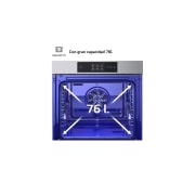 LG Horno LG Instaview 76 litros A++ Cocina Vapor y Freidora de Aire, WSED7665B