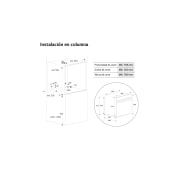 LG Horno LG Instaview 76 litros A++ Cocina Vapor y Freidora de Aire, WSED7665B