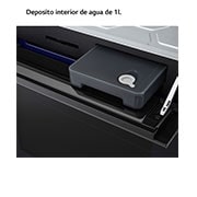 LG Frigorifero Side-by-Side InstaView Door-in-Door | Classe E, 635L | Wi-Fi, Dispenser con allaccio, UVnano, No frost | Acciaio, GSXV90MBAE