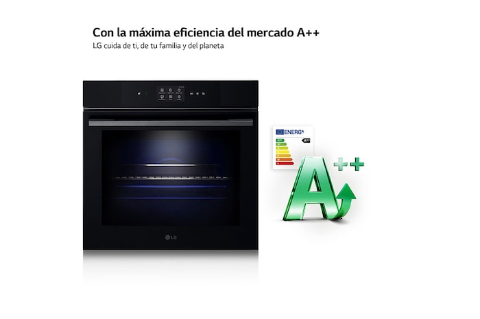 LG Horno LG Instaview 76 litros A++  Freidora de Aire, WSED7667M