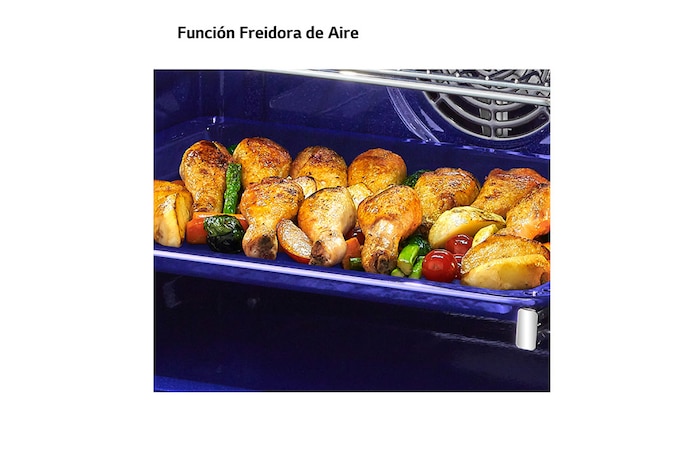 LG Horno LG Instaview 76 litros A++  Freidora de Aire, WSED7667M