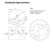 LG Horno LG Instaview 76 litros A++  Freidora de Aire, WSED7667M