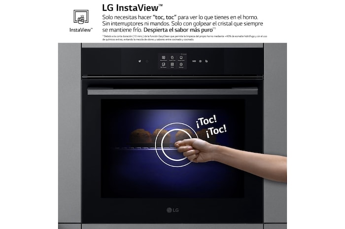 LG Horno LG Instaview 76 litros A++  Freidora de Aire, WSED7667M