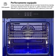 LG Horno LG Instaview 76 litros A++  Freidora de Aire, WSED7667M