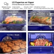 LG Horno LG Instaview 76 litros A++  Freidora de Aire, WSED7667M