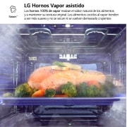 LG Horno LG Instaview 76 litros A++  Freidora de Aire, WSED7667M