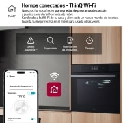LG Horno LG Instaview 76 litros A++  Freidora de Aire, WSED7667M