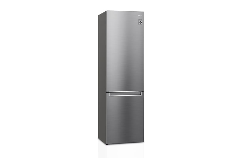 LG Frigorífico Combi  1,86m, Clasificación C, capacidad de 374l, Inox antihuellas, serie 600, GBB61PZGCN1