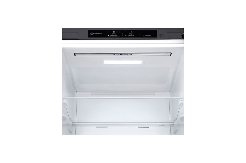 LG Frigorífico Combi  1,86m, Clasificación C, capacidad de 374l, Inox antihuellas, serie 600, GBB61PZGCN