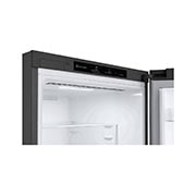 LG Frigorífico Combi, 1,86m, Clasificación E, capacidad de 374l, Inox Antihuellas, serie 6, GBB61PZJMN