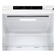 LG Frigorífico Combi 1,86m, Clasificación C, capacidad de 374l, Blanco, serie 600, GBB61SWGCN1