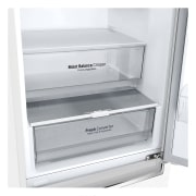 LG Frigorífico Combi 1,86m, Clasificación D, capacidad de 374l, Blanco, Serie 600, GBB61SWGGN