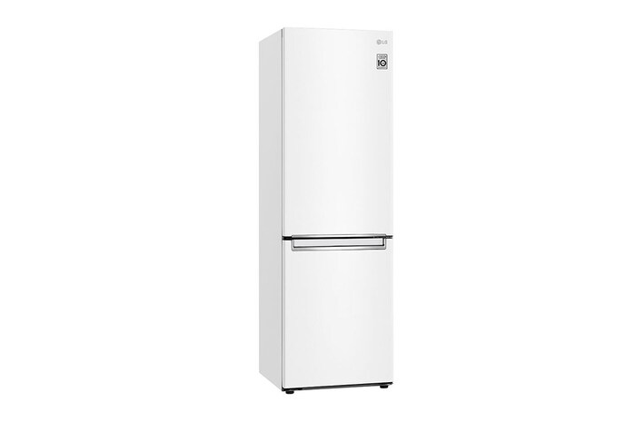 LG Frigorífico Combi 1,86m, Clasificación E, capacidad de 374l, Blanca, serie 6, GBB61SWJMN