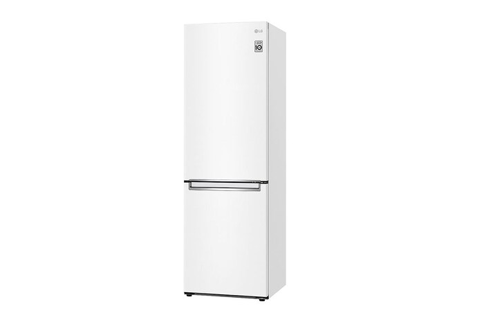 LG Frigorífico Combi 1,86m, Clasificación E, capacidad de 374l, Blanca, serie 6, GBB61SWJMN