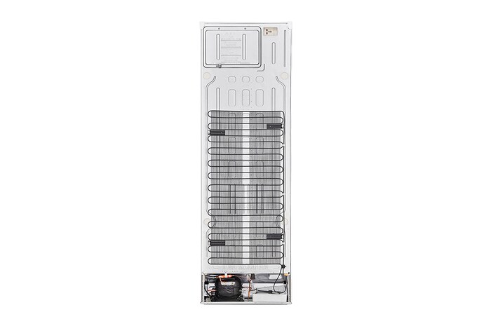 LG Frigorífico Combi 1,86m, Clasificación E, capacidad de 374l, Blanca, serie 6, GBB61SWJMN